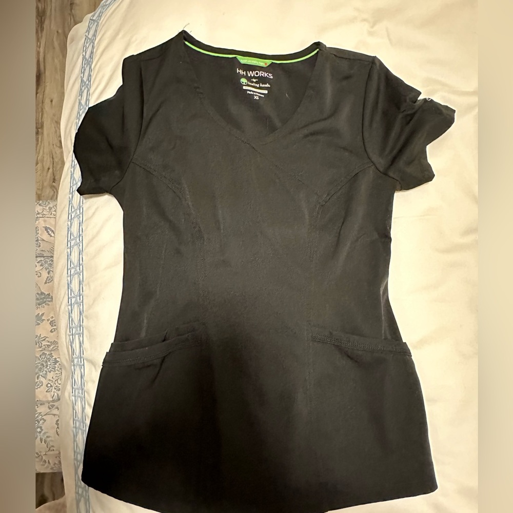 Black Scrub Top